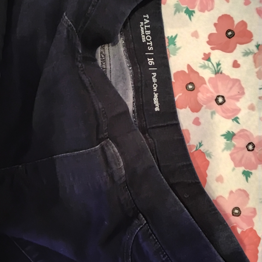 SOLD high rise Pull On Jeggings Super Stretch jeans Women’s Size 16 36W 28L - Picture 2 of 2